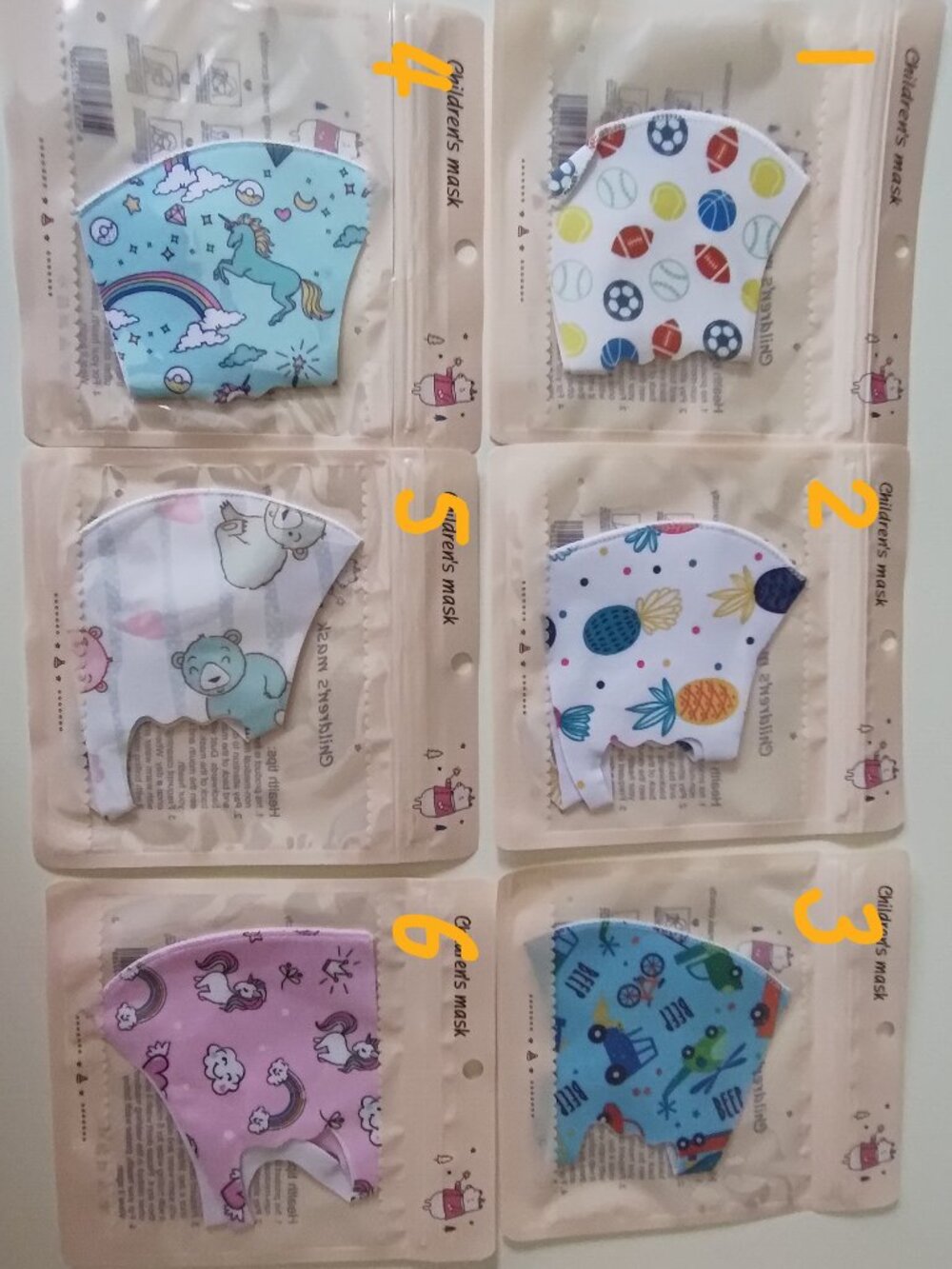 12 Face Masks for Children & Adult Washable Reusable Fabric Fashion Many Designs
